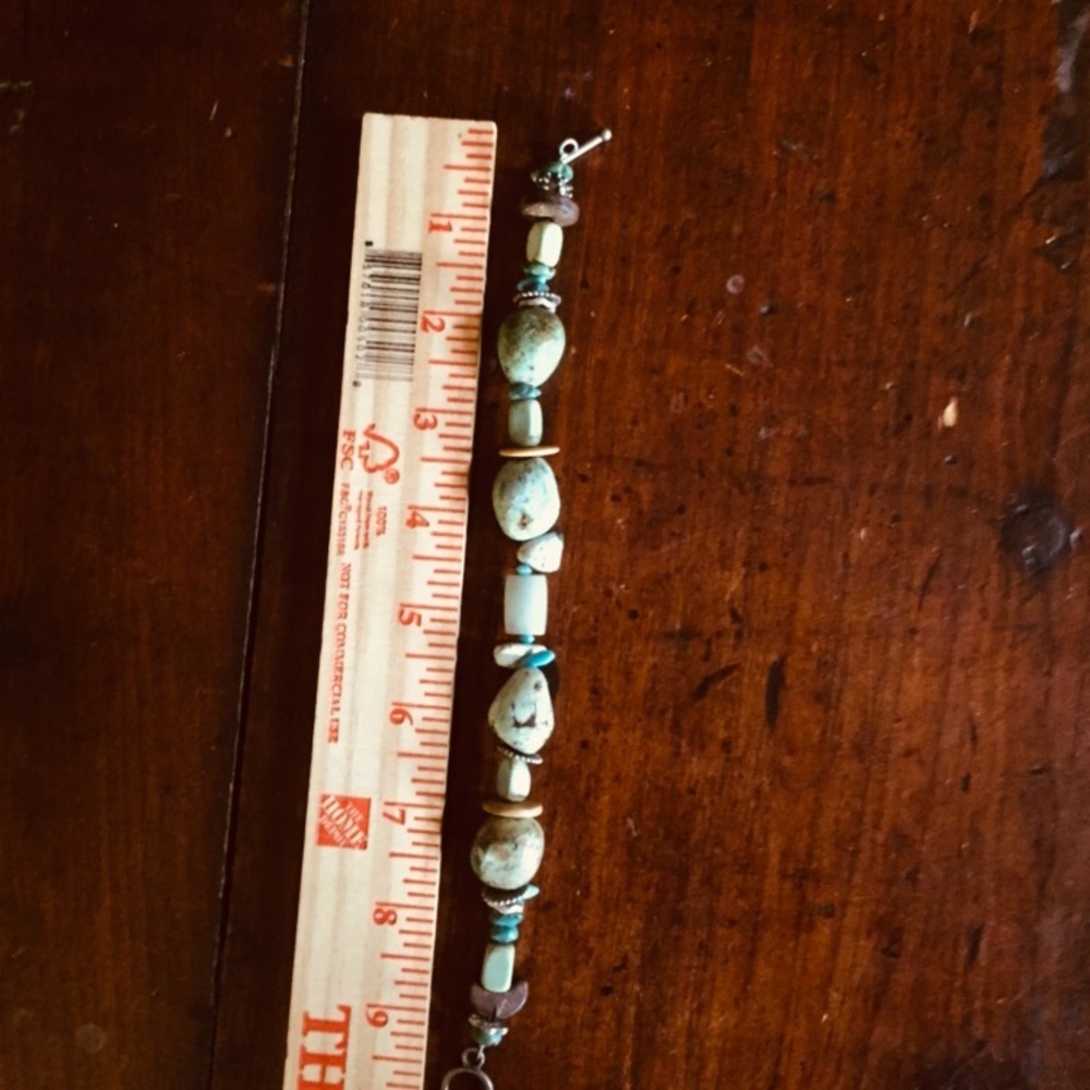 🌞🌛Beautiful Artist  African Turquoise Bracelet - Picture 5 of 7